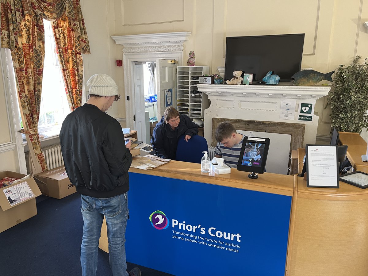 If you pay us a visit on a Friday morning, there is a good chance you will be greeted at our Reception by young adult Alfie.

Alfie is exploring the world of work on Reception for an hour or so every Friday morning.

Read more on our blog: priorscourt.org.uk/a-friendly-fac…