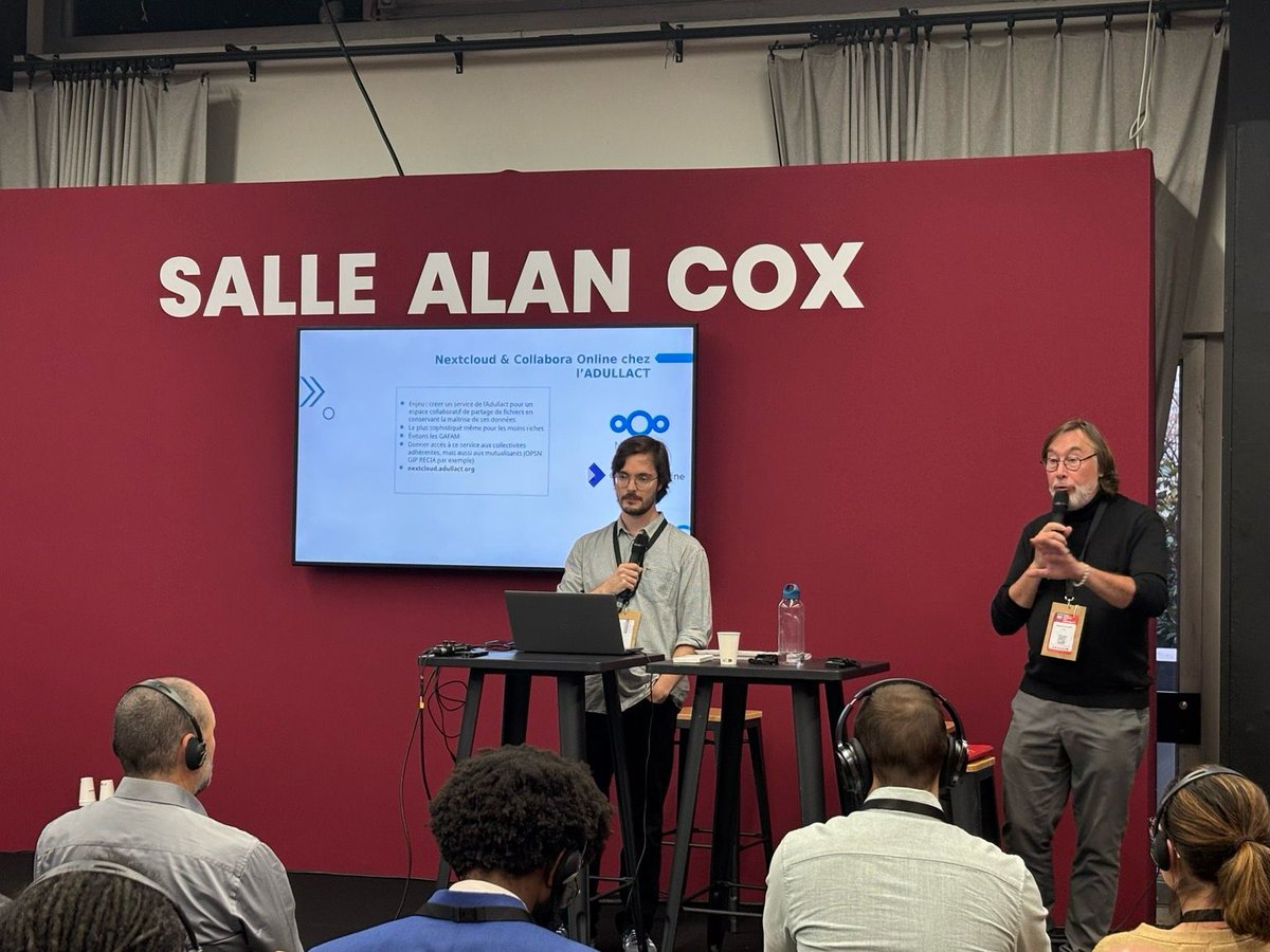 Arawa - Collaboration Open Source (@arawa_fr) on Twitter photo ❤️ L'#OSXP2024, c'est fini ! 2 jours de conférences, retrouvailles et rencontres avec partenaires (dont <a href="/CollaboraOffice/">Collabora Online & Office</a> et <a href="/Nextclouders/">Nextcloud 📱☁️💻</a> / <a href="/NextcloudFR/">@NextcloudFR 🇫🇷</a>), prospects et associations.
#️⃣ #OSXP24 #OpenSource #LogicielsLibres #FLOSS
📸 Collabora Productivity, <a href="/OSXP_Paris/">Open Source Experience</a>, Arawa ❤️ L'#OSXP2024, c'est fini ! 2 jours de conférences, retrouvailles et rencontres avec partenaires (dont <a href="/CollaboraOffice/">Collabora Online & Office</a> et <a href="/Nextclouders/">Nextcloud 📱☁️💻</a> / <a href="/NextcloudFR/">@NextcloudFR 🇫🇷</a>), prospects et associations.
#️⃣ #OSXP24 #OpenSource #LogicielsLibres #FLOSS
📸 Collabora Productivity, <a href="/OSXP_Paris/">Open Source Experience</a>, Arawa