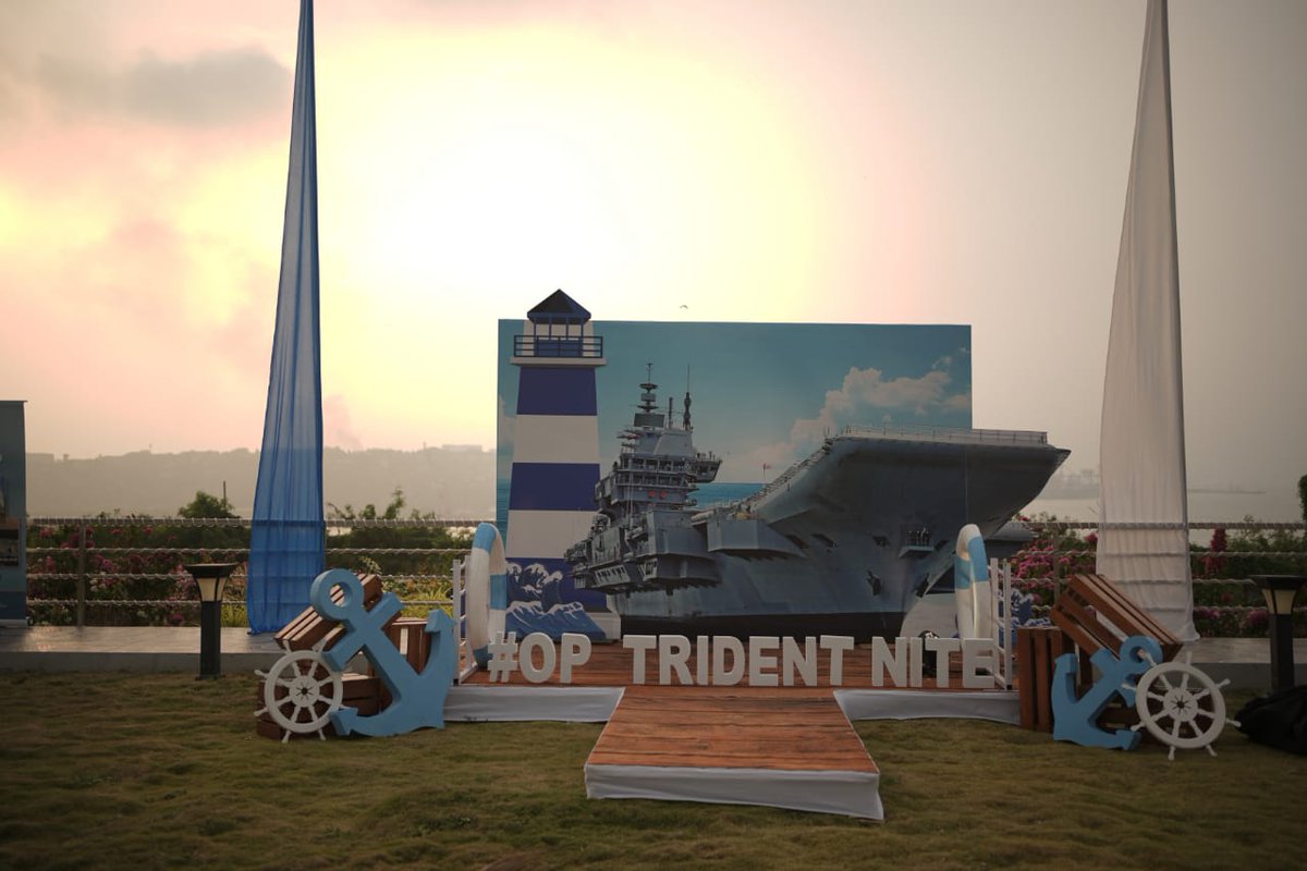IN_GNA's tweet photo. Goa Naval Area celebrated Op Trident Nite on 07 Dec 24, as part of #NavyWeek celebrations. Rear Admiral Ajay D Theophilus, #FOGA, and Mrs Savitha Theophilus, graced the occasion commemorating #IndianNavy's triumph during #OperationTrident in 1971 war against Pakistan. https://t.co/Dv9WNbbDnx