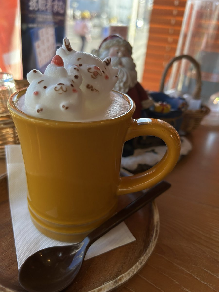 x___du_ub___x's tweet photo. 3Dラテアート(՞o̴̶̷̤ ̫ o̴̶̷̤՞)
#chocotea https://t.co/aN751EiCva