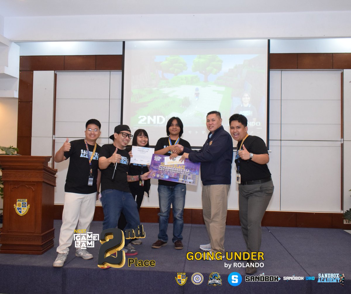 NCSTOFFICIAL's tweet photo. NCST x Sandbox Game Design Workshop Awarding

Congratulations to all the participants and winners!
Your passion and creativity in game design have been truly inspiring!

https://t.co/B3L352cxvL

@TheSandboxSEA
@georgewong
@borgetsebastien
@TheSandboxGame
@MarkJosephBago3 https://t.co/mTmhAkjhxJ