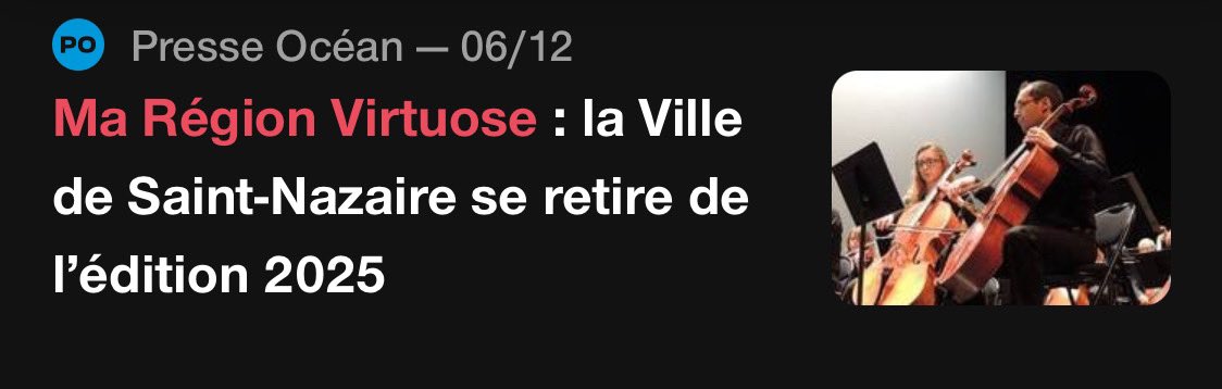 « Cette décision est la conséquence des arbitrages financiers que vous avez réalisés ces derniers mois, de votre volonté manifeste de cibler spécifiquement les acteurs de la culture sans aucune concertation avec les communes et intercommunalités » <a href="/DavidSamzun/">David Samzun</a>