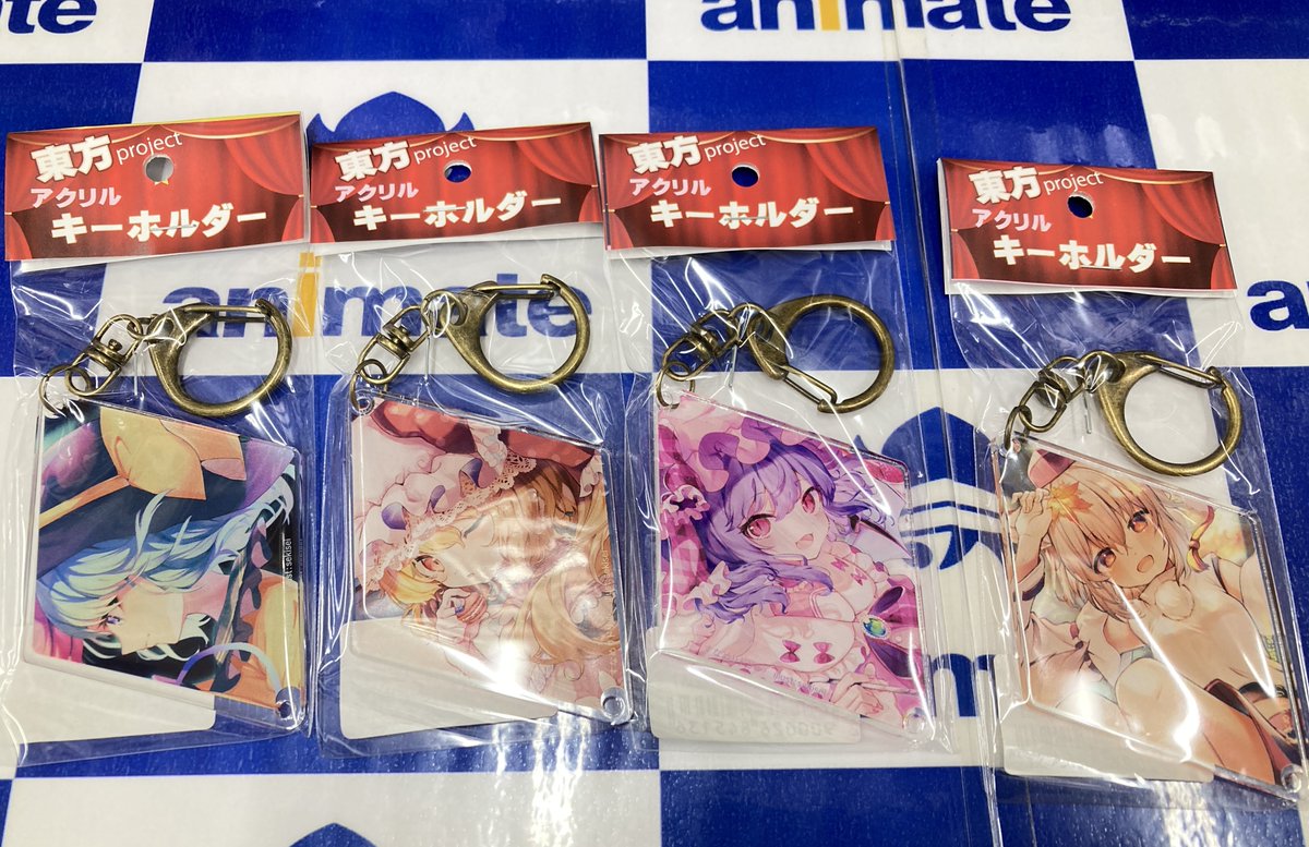 東方Project』 ?クリアしおり4種セット 各種 ?クリアカード 