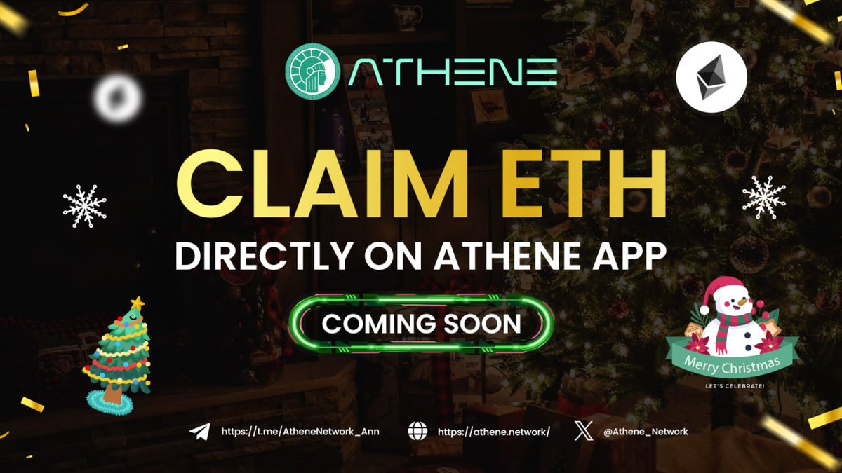 Athene_Network's tweet photo. 🔷 Claim Gas Fees (ETH) Directly On The Athene App!

Great news for this week: Athene is rolling out the claim gas fees (ETH) feature directly on the Athene App! 🤩

🤔 What does that mean?

    • More flexibility when claiming for gas fees
    • No need to pay those ridiculous high gas fees from outside providers! 😮

We’re just giving you a little sneak peek for now. Full details will be announced once the feature is ready. Stay tuned! 😉

Related News: https://t.co/p5HLjcEfnD