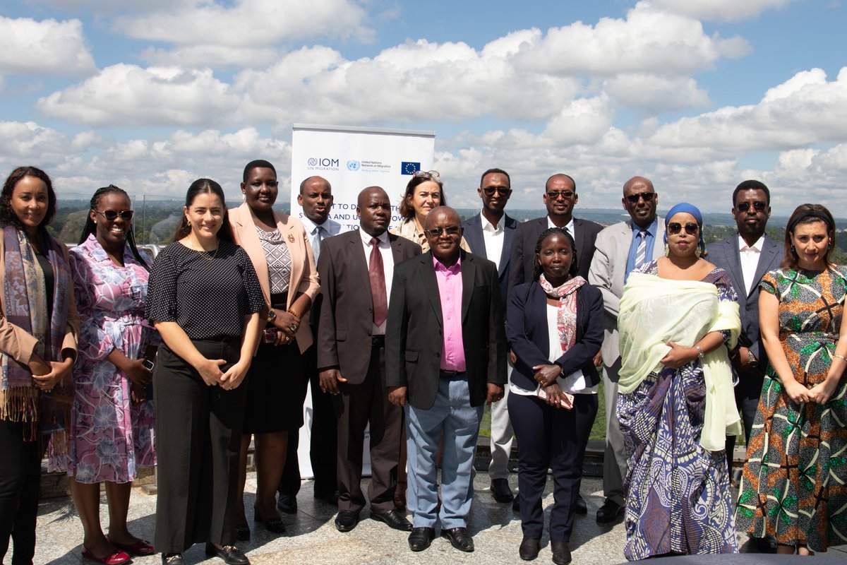 chtea_trust's tweet photo. This is a group photo taken during the inception workshop on GCM  for Uganda, Djibouti, Ethiopia and Somalia. The CHTEA CEO, Mr Mutuku  Nguli (front row on black jacket and glasses participated as a CSO  advisor. https://t.co/BiBrvBP5aD