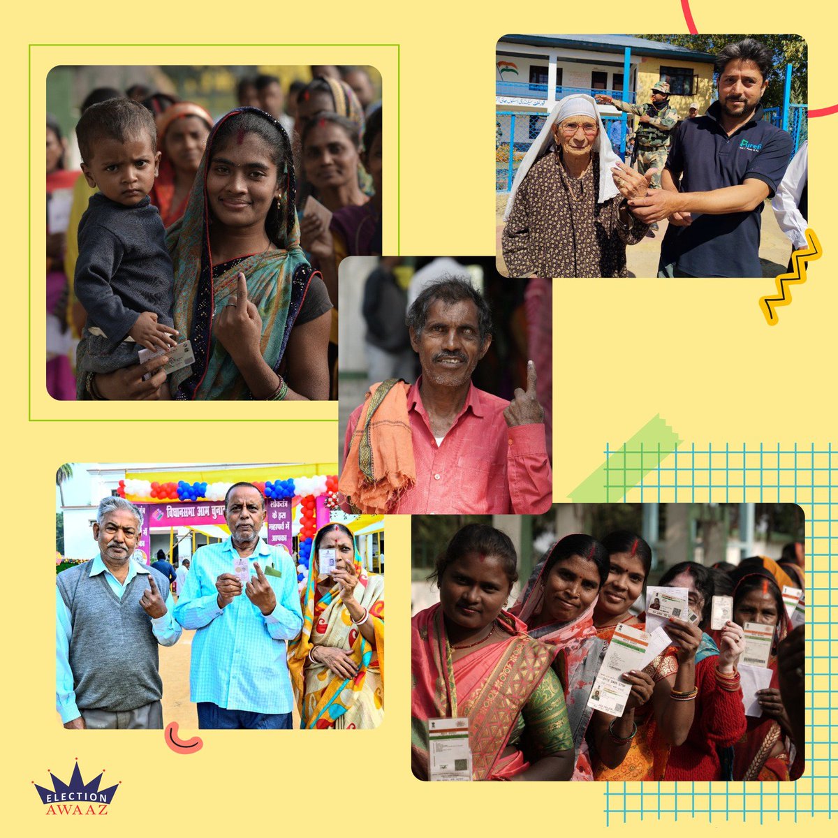 Competitionpass's tweet photo. What makes Indian elections truly remarkable? It's you—the voters!
Your voice, your vote, your democracy.
#ECI #Elections #Voters #election #awaaz https://t.co/95nUiFceyO