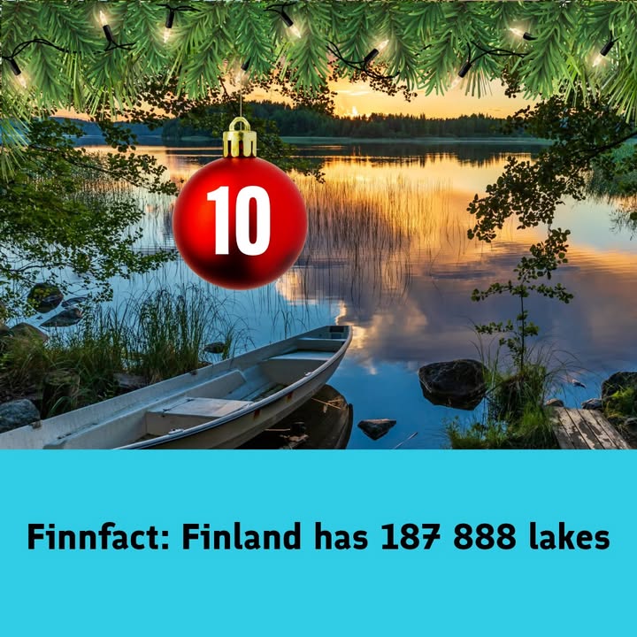 goodnewsfinland's tweet photo. DYK that Finland has the third-highest number of lakes in the world? Now you do! 🤩
Finnish tap water is also among the cleanest and safest in the world.
Check out more good news about Finnish innovation ➡️ https://t.co/Pp7q6OcpDc
#dyk #finland #finnfact #finnish #goodnewsfromfinland #visitfinland