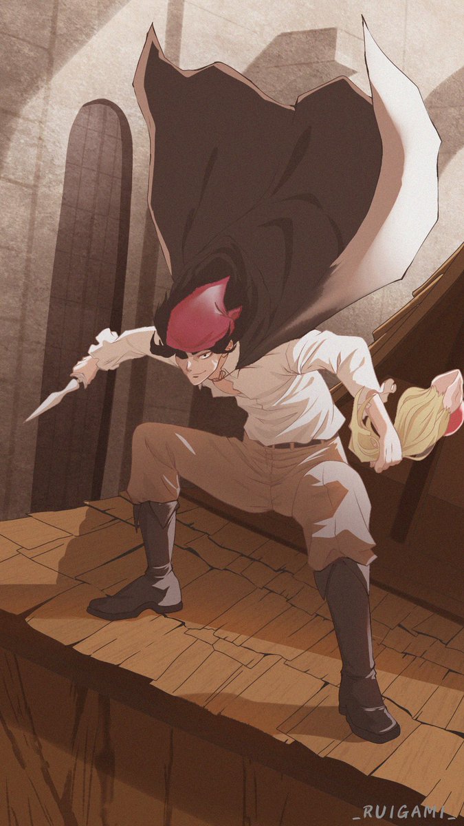 Habot is wreaking havoc in the capital again:
"Let’s go soldier-hunting!” [Chapter 119]

This fantastic illustration of Habot is done by the great <a href="/_ruigami_/">Rui (OPEN FOR COMMS)</a> ✨

#illustration #villains #habot #ATSVJ #tapasmedia #tapascommunity