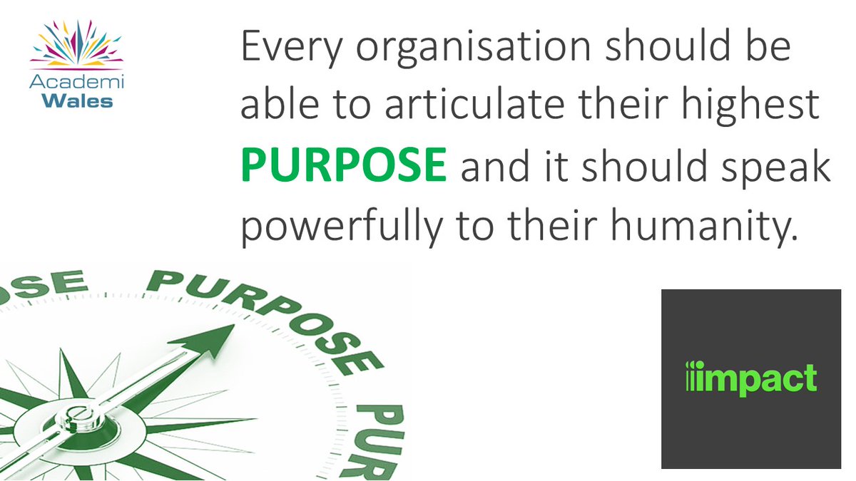 "Our highest leadership purpose is to liberate human
potential; this motivates our work &amp; animates our relationships" <a href="/impact__intl/">Impact</a>
@academiwales is in Llandudno examining 'Leading with Purpose, Authenticity &amp; Adaptability' with <a href="/ConwyCBC/">Conwy Council</a>  🧭☀️🌈🙂
#OneWelshPublicService