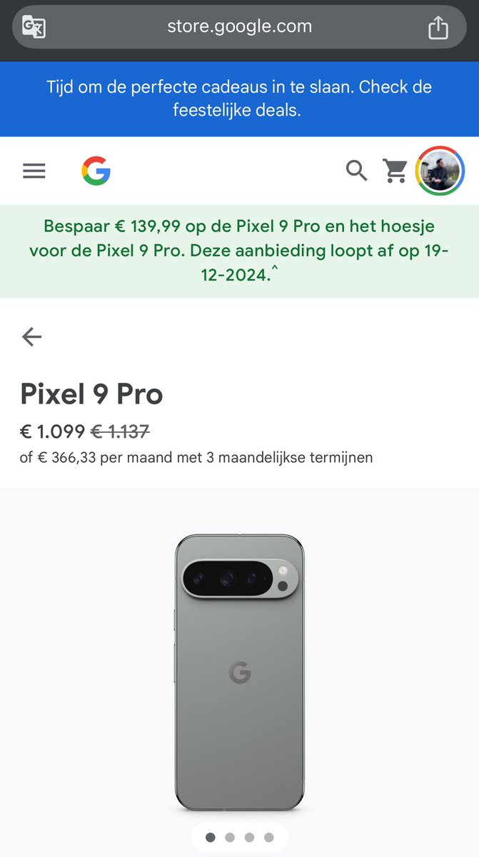 d_smartr_dumb's tweet photo. @madebygoogle 
The math isn’t working on your NL store promo.
You state a saving of €139,99 on a case, but the case is only €39,99 https://t.co/JH98SlIIyh
