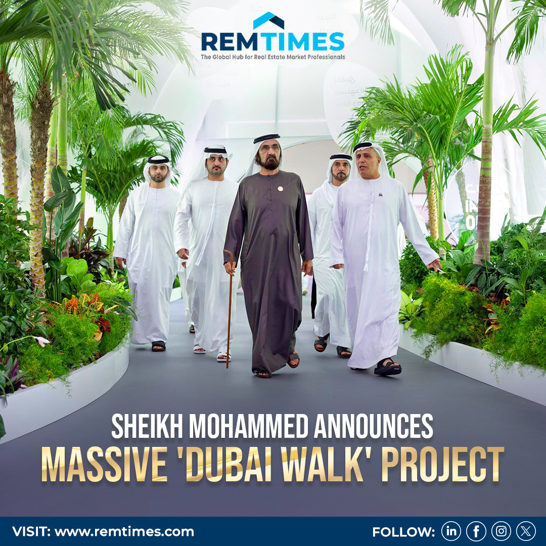 HH Sheikh Mohammed has unveiled an ambitious plan for the 'Dubai Walk' project, a transformative initiative set to reshape the city's pedestrian infrastructure. 

Read more: remtimes.com/blogs/news/she…

#REMTIMES #DubaiWalk #SustainableLiving