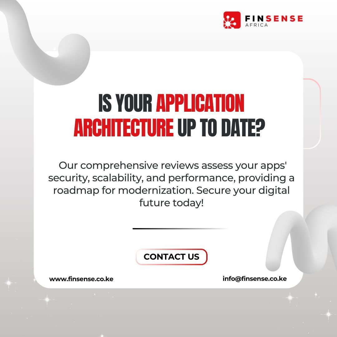 FinSenseAfrica's tweet image. Secure your digital future today! 

#finsense #fintech #applicationarchitecture