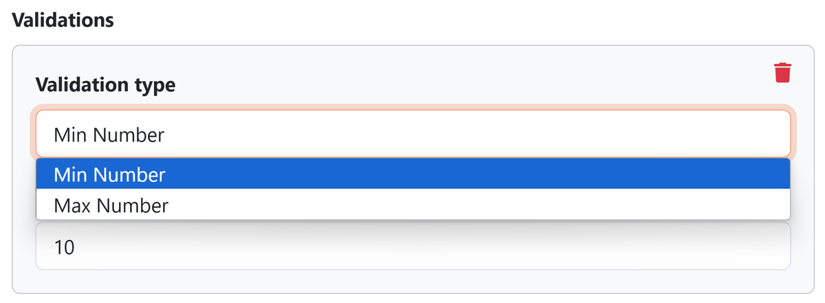 Validate inputs? Now you can! 🎉 DSW v4.13 lets you set min/max values, text length, regex patterns, and use templates for ORCID, DOI, &amp; more. 

Check out all the new features and improvements! 📜changelog.ds-wizard.org/#v4.13