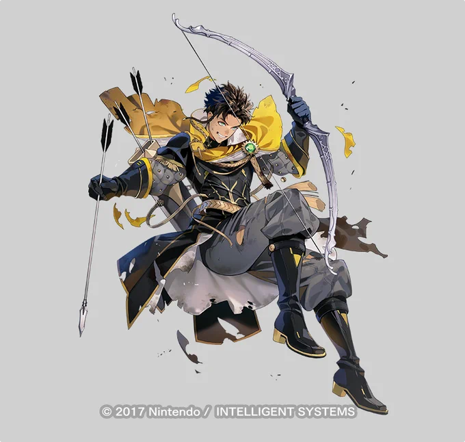 ファイアーエムブレム ヒーローズにて、神装英雄「野望の寵児 クロード」を描かせていただきました! どうぞよろしくお願いいたします! #FEヒーローズ #FEH 