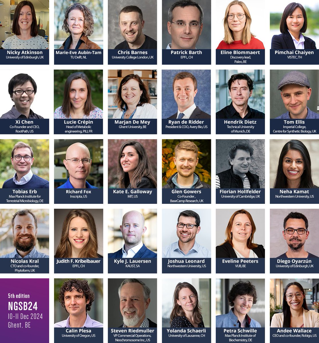 VIB Training & Conferences (@vibtrainconf) on Twitter photo 2⃣ days of #NGSB24 are about to start, in the beautiful <a href="/DeBijloke/">De Bijloke</a>. Experts from academia & industry present their groundbreaking #synbio discoveries. We are excited to foster new connections, engage in inspiring discussions, and explore innovative ideas!
vibbio.tech/4gqw8HS 2⃣ days of #NGSB24 are about to start, in the beautiful <a href="/DeBijloke/">De Bijloke</a>. Experts from academia & industry present their groundbreaking #synbio discoveries. We are excited to foster new connections, engage in inspiring discussions, and explore innovative ideas!
vibbio.tech/4gqw8HS