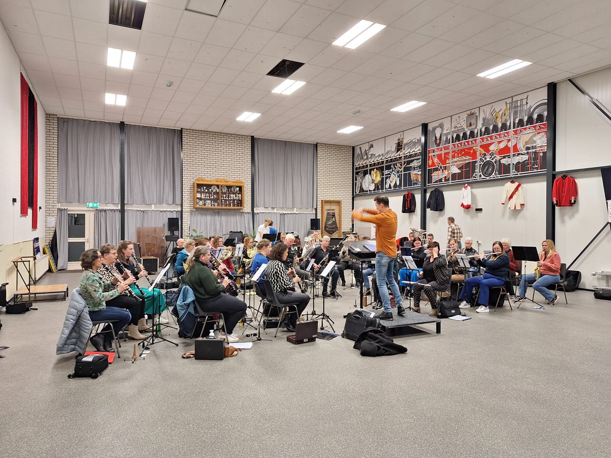 Het was een feestje om een repetitieavond bij te wonen van <a href="/HoogeveenseHarm/">Hoogeveense Harmonie</a> . Wat een kwaliteit!👍