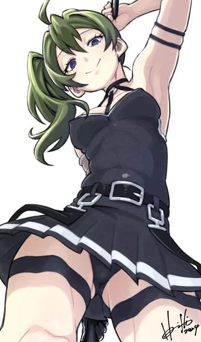 #今年も残りわずかなので今年一番伸びた絵を貼る見下しユーベルさんですな 