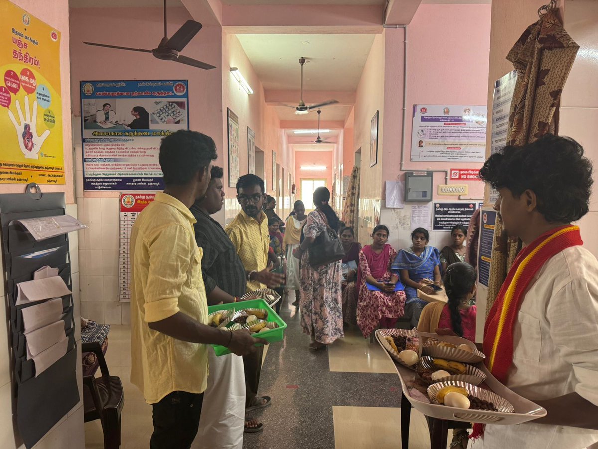 TVMIPatukottai's tweet photo. கழகத்தலைவர் #தளபதிவிஜய் அவர்களின் வாழ்த்துக்களோடு
10.12.2024 இன்றுநான்காம்வாரம்
அரசு ஆரம்ப சுகாதாரநிலையத்தில்
கர்ப்பிணி தாய்மார்களுக்கு
ஊட்டச்சத்து நிறைந்த உணவு வகைகள் வழங்கப்பட்டது
இவண்
 தஞ்சைதெற்குமாவட்ட தலைமை தமிழக வெற்றிக்கழகம் 
@actorvijay
@BussyAnand
@TVMIoffl
@TVKHQUpdates https://t.co/L8de5xKlu8