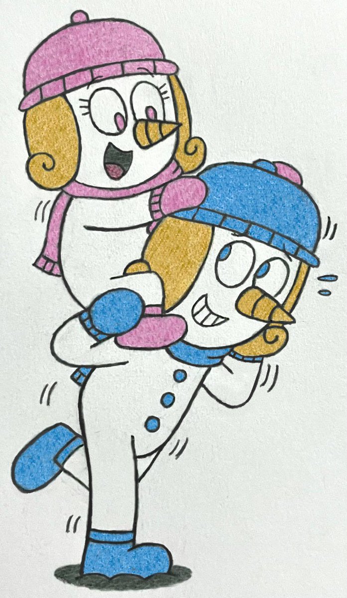 JJSponge120's tweet photo. Day 3 of Holly Jolly 2024 - Snowman
My OC Snowben struggles to give his sister Snowjan a piggyback ride.
Holly Jolly 2024 is made by @BIO6751. #HollyJolly2024 #HollyJolly #BIO6751 #Snowman #Snowkids #Snowben #Snowjan #Duo #OCs #JJSponge120 https://t.co/HRFY1WSwqZ