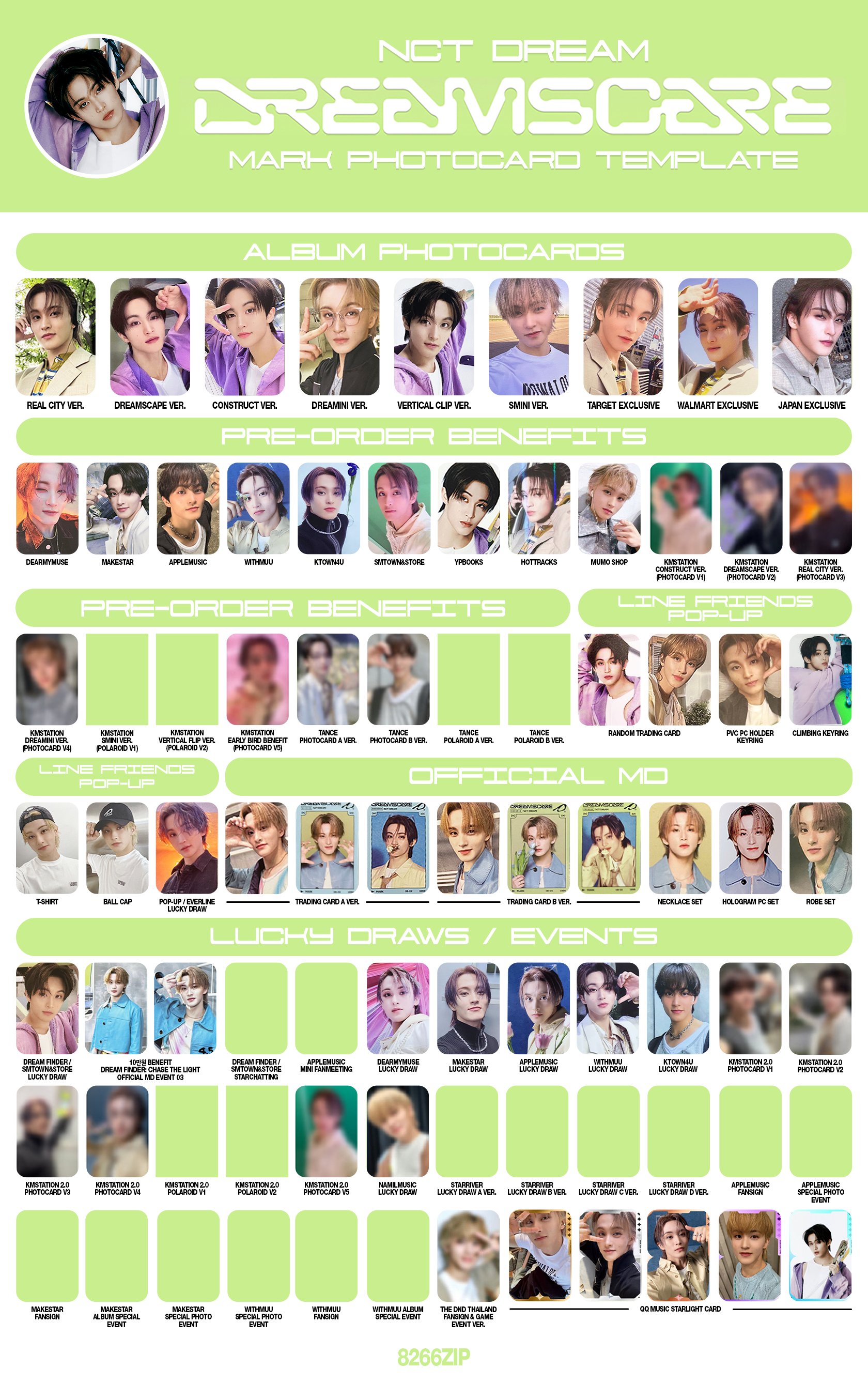 NCT DREAM scape star river ラキドロ マーク NCT DREAM scape star