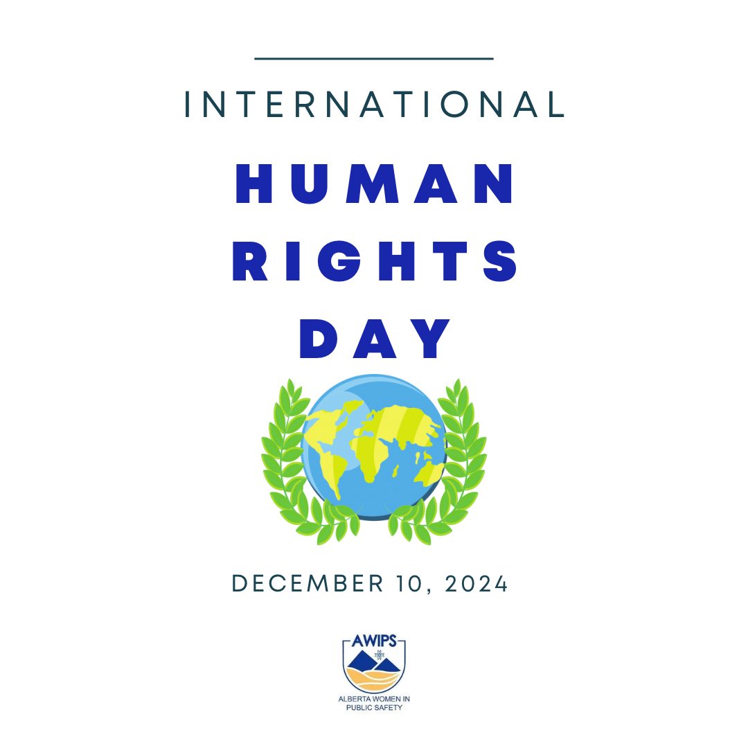 🌍 Human Rights Day 2024: 75 years of fighting for equality, justice, and dignity.

As women in public safety, we stand for human rights every day. 💪 What does it mean to you?

#HumanRightsDay #UDHR75 #AWIPS #EqualityMatters #JusticeForAll