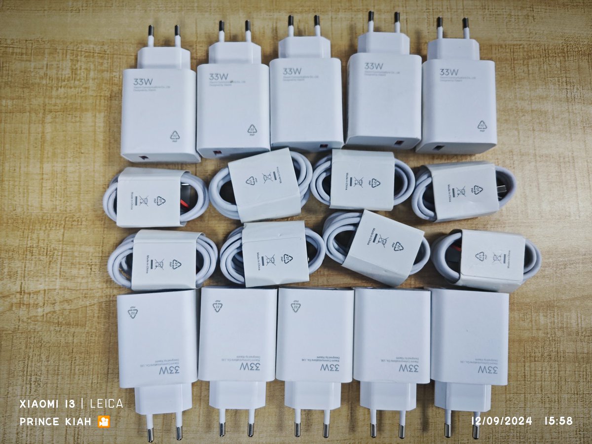 PrinceKiah__'s tweet image. ⚡️ Power Up Fast! 

✅ Original OEM Xiaomi 33W TURBO charger  ✅ Super-fast
✅ Safe charging.  
✅ Compatible with Xiaomi &amp;amp; Other Devices
✅ 1 Month Warranty 

💰15K
☎️ CONTACT - 08082559888
📦 Nationwide delivery!  

 #Xiaomi #FastCharge