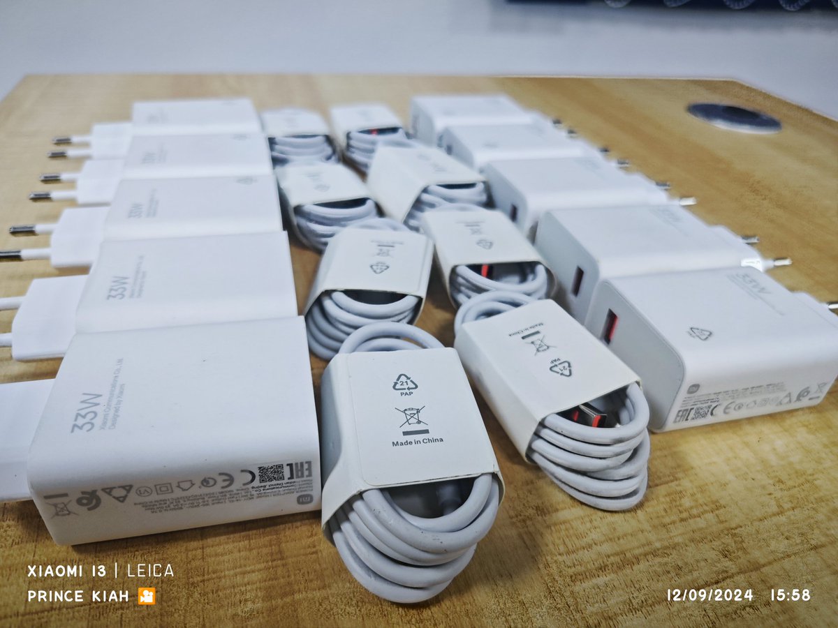 PrinceKiah__'s tweet image. ⚡️ Power Up Fast! 

✅ Original OEM Xiaomi 33W TURBO charger  ✅ Super-fast
✅ Safe charging.  
✅ Compatible with Xiaomi &amp;amp; Other Devices
✅ 1 Month Warranty 

💰15K
☎️ CONTACT - 08082559888
📦 Nationwide delivery!  

 #Xiaomi #FastCharge