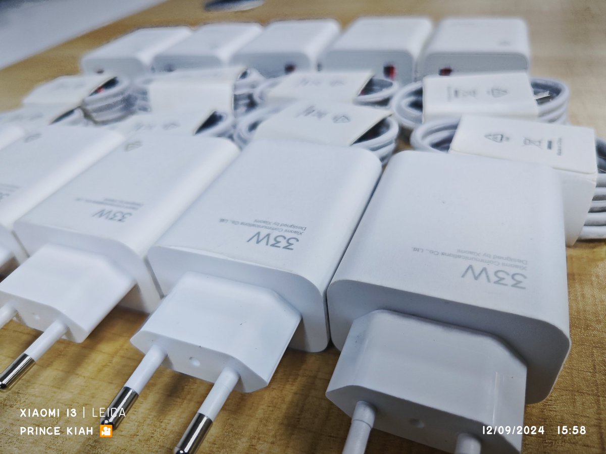PrinceKiah__'s tweet image. ⚡️ Power Up Fast! 

✅ Original OEM Xiaomi 33W TURBO charger  ✅ Super-fast
✅ Safe charging.  
✅ Compatible with Xiaomi &amp;amp; Other Devices
✅ 1 Month Warranty 

💰15K
☎️ CONTACT - 08082559888
📦 Nationwide delivery!  

 #Xiaomi #FastCharge