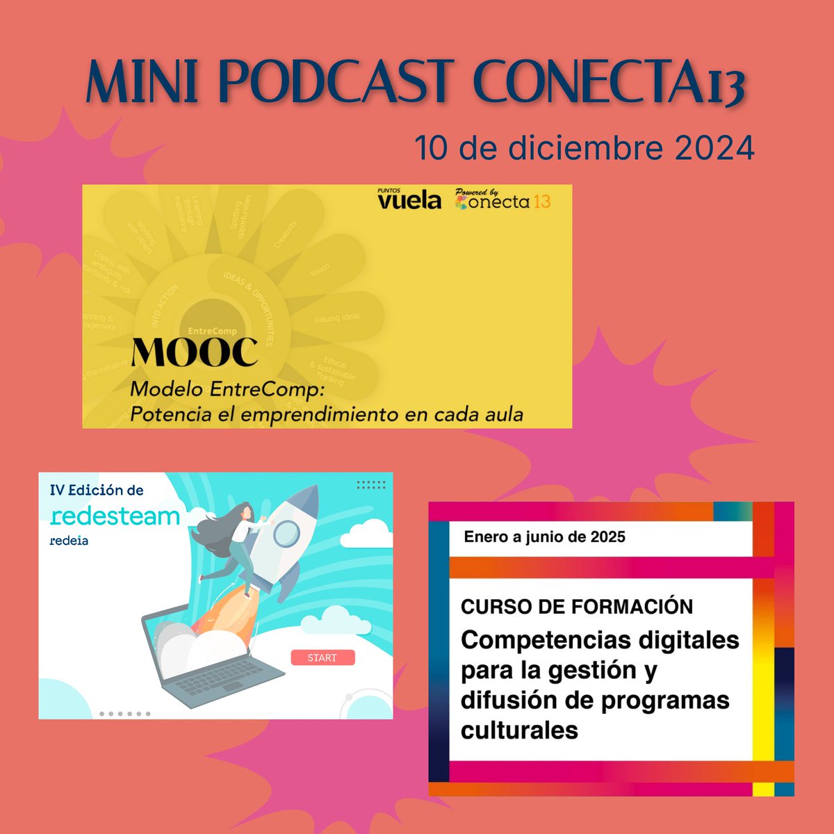Conecta13's tweet photo. ¡Buenos días! 
El nuevo episodio del #PodcastConecta13 ya está disponible. 
Escúchalo en tu plataforma favorita:
🎧 Ivoox: https://t.co/6M6vVmd5yz
🎵 Spotify: https://t.co/3R2EW3chwe
📽️ YouTube: https://t.co/lKTcFsly4x https://t.co/eHJlqQHfkz