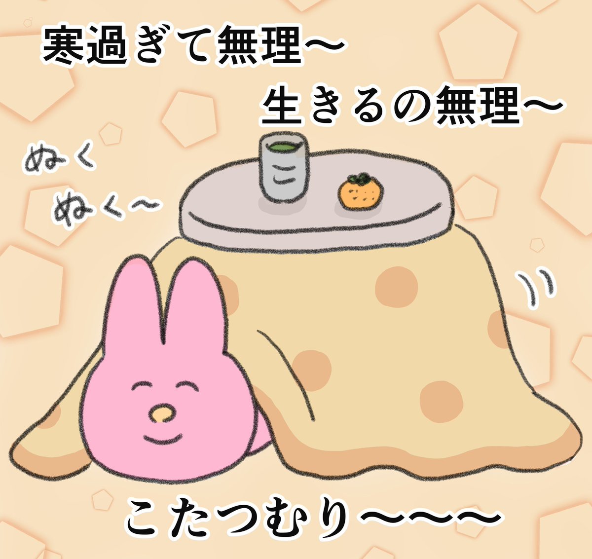 こたつと同化した生き物になりたい🐌 