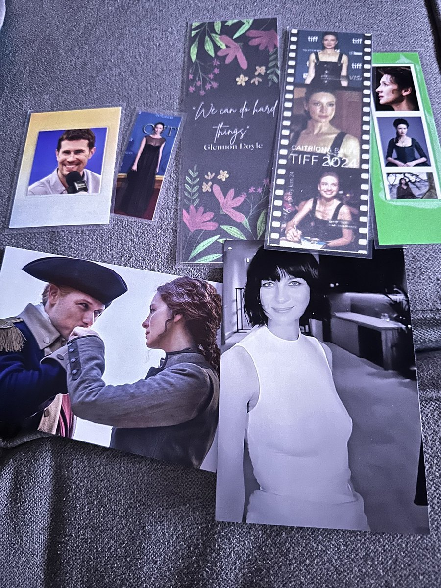 I absolutely 💯 🩷🩷🩷 <a href="/saltzgaber45/">pat saltzgaber</a> mail!!  

Obsessed with the film strip and the b/w pic of #CaitríonaBalfe 😍 look at you sneaking in DB…good thing it was LJG after last weeks episode 🤣

Thank you Pat!! 😘😘😘