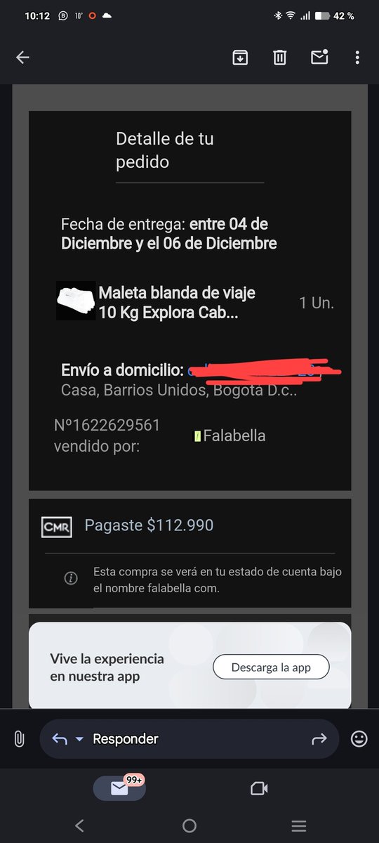 cardonalex90's tweet photo. #Falabella #MalServicio #Reembolso https://t.co/XK4CEeUxik
