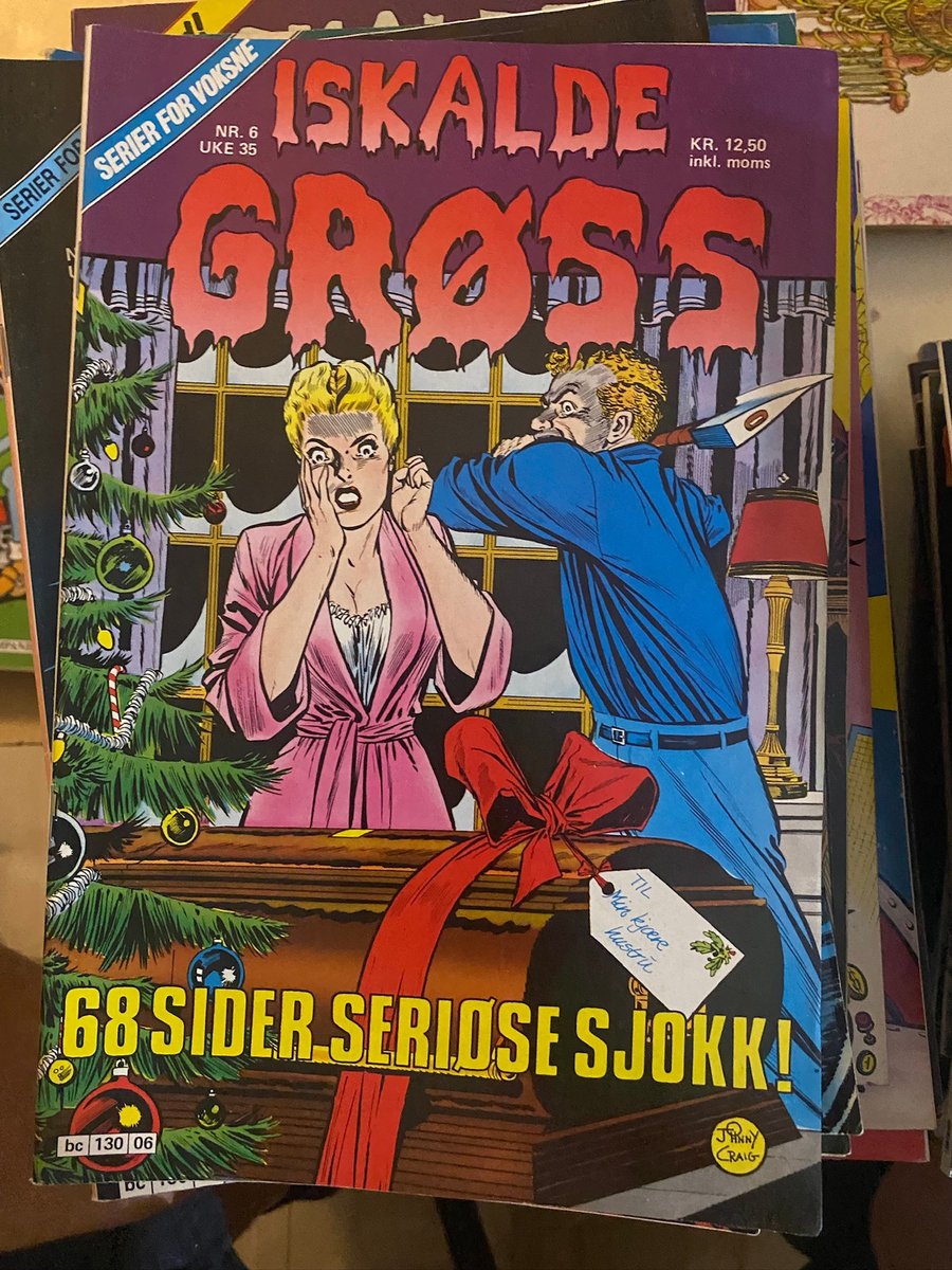 RobertRonning's tweet photo. @eccomics My very first issue of Iskalde Grøss. Remember saving my money as a kid to buy this one. Still one of my favorite comic book covers. https://t.co/Q4Xv6oW6Hj