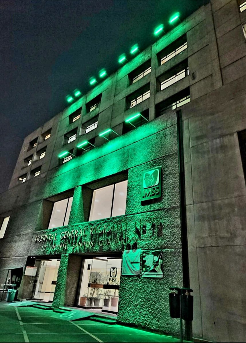 IMSSedomexote's tweet photo. 💚 En el marco del Día Internacional contra la Corrupción, en #IMSSEdomexOriente nos comprometemos e iluminamos de verde las fachadas de nuestras unidades y hospitales en pro de un #IMSSTransparente.
#IntegridadIMSS https://t.co/c5R437hN4q