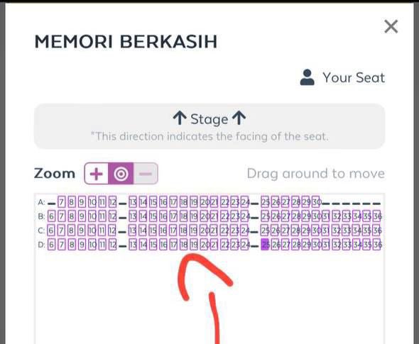 Syaliza_along's tweet photo. WTS  (please RT 🙏🏻)

KONSERT MEMORI MUNGKIN BERULANG
TOMOK &amp; SITI NORDIANA

2 x Tiket
ZONE : Memori Berkasih - RM510 per tix inc fee
Benefit : Meet &amp; Greet
Seat No A17 &amp; A18
(depan Stage &amp; Center)
Siapa berminat bleh pm ok
Serious buyer 
❌ back out
#KonsertMemoriMungkinBerulang https://t.co/2WtcNi1MiS