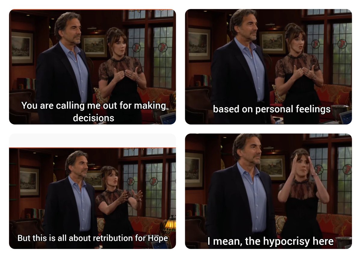 JadeJadebomber's tweet photo. Steffy 💯 correct here .
#BoldandBeautiful https://t.co/cSp3MyUH0i