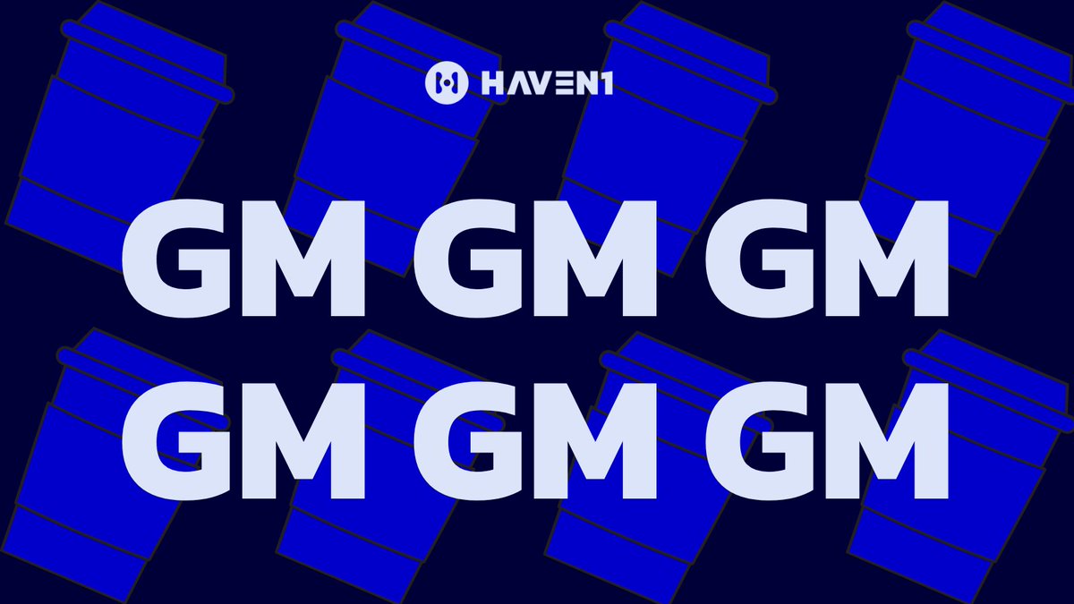 Haven1Intern's tweet photo. GM Fam https://t.co/4Njcuxj2GM
