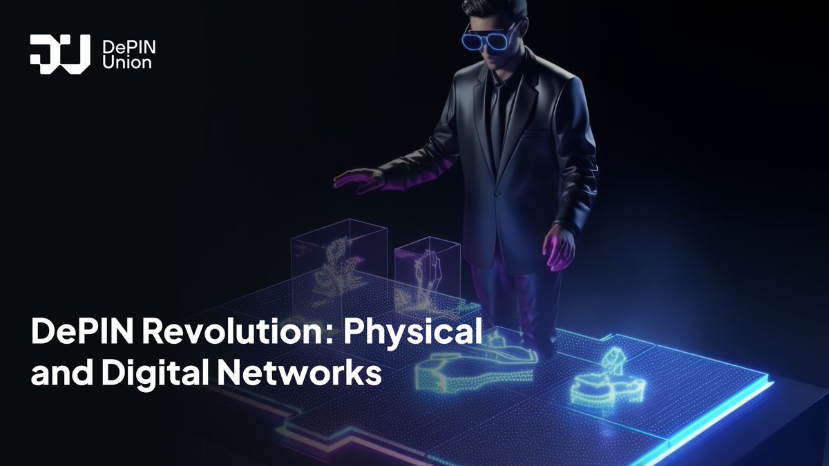 DePIN_Union's tweet photo. DePIN Revolution: Physical and Digital Networks 🌐🚀
#DePIN is transforming infrastructure with two powerful models:
1⃣ Physical Resource Networks (#PRNs)
2⃣ Digital Resource Networks (#DRNs)
What sets them apart? Why do they matter? Let’s explore the future of decentralized systems! 👇