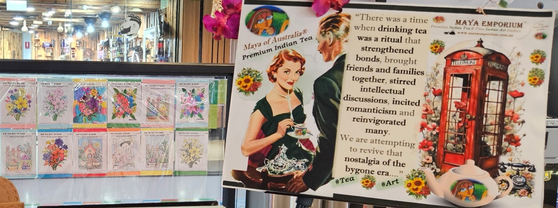 MayaIndianArts1's tweet photo. We were @ #Beecroft last weekend! Had interesting conversations with many... It was all about our Premium, #antioxidant-rich #MayaofAustralia® #IndianTeas &amp; #MayaIndianArts .Thanks to all who stopped by to appreciate our passion! #MayaEmporium #indianteainaustralia #Tea #Gallery https://t.co/TdPWAgTBbM