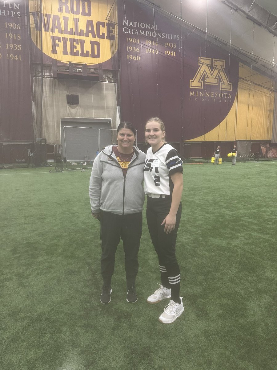 I had such a great time at the <a href="/GopherSoftball/">Minnesota Softball</a> camp! Thank you Coach <a href="/RitterPiper/">Piper Ritter</a> and the rest of the coaching staff for the drills and instruction! Also huge thank you to the players for making it such an enjoyable time and experience! Can’t wait to be back! 
<a href="/ImpactSportsGB/">Impact Sports Academy</a>