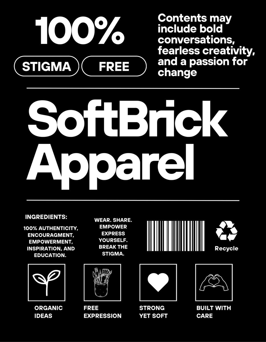 soft_apparel's tweet photo. 100% Stigma-Free. Wear. Share. Empower. Break the stigma.
Get to know the brand!
https://t.co/6175TinWYd https://t.co/CS0ZhSvIEy