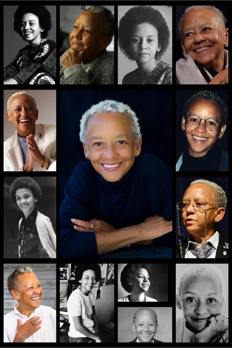 So Powerful, so beautiful! Gone but never forgotten! Rest in Power Queen, Nikki Giovanni 🙏🏽❤️🥹