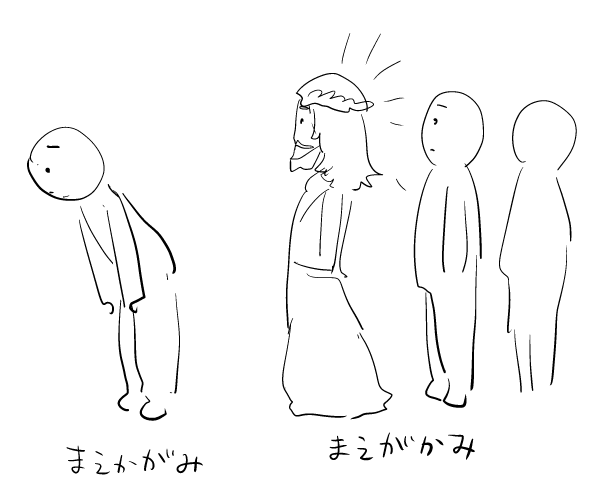 まえかがみ 