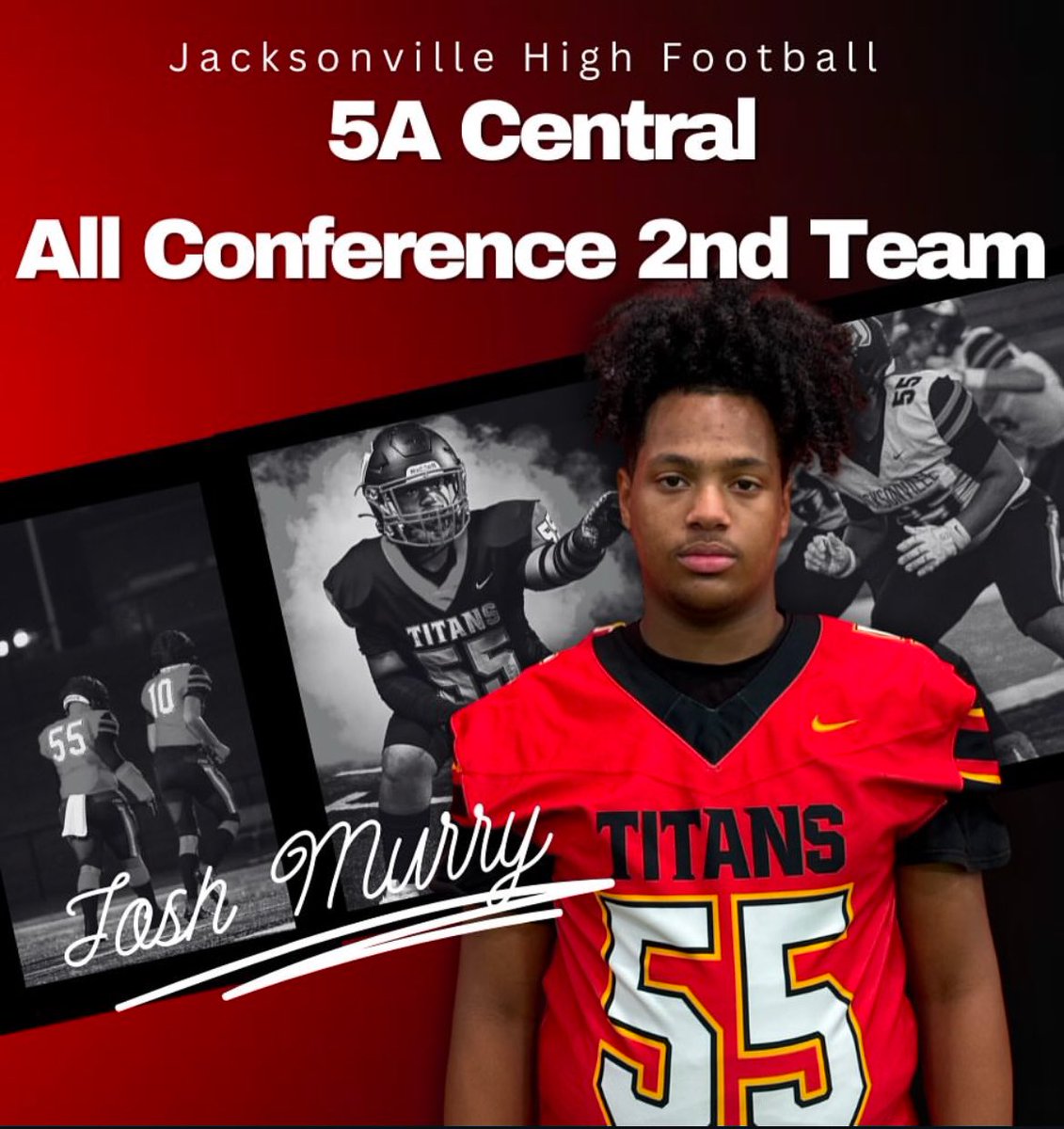 Glad to say I made all conference 2nd team, even having a broken thumb and playing in a brace the whole season🙏🏽
<a href="/CoachJFisc/">Coach Fiscus</a> <a href="/CoachAjLocke/">Aj Locke</a> <a href="/CoachJaceMunds/">Kratos Power & Speed Performance</a> <a href="/CoachLawhorn/">Will Lawhorn</a> <a href="/Coach_BProctor/">Bailey Proctor</a> <a href="/coachbailey_abc/">Ashdone Bailey</a> <a href="/CoachKT_/">KleaT Coach</a> <a href="/CoachKent14/">Cody Kent</a> <a href="/CoachEllis55/">Leon Ellis</a> <a href="/CoachAHampton/">Alonzo Hampton</a> <a href="/JvilleTitanFB1/">@JvilleTitanFB</a>