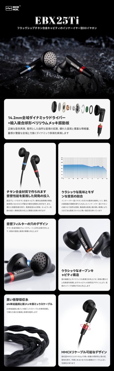 EBX25Ti ＃ポタフェス でEBX25Ti製品をお試しいただきありがとうご