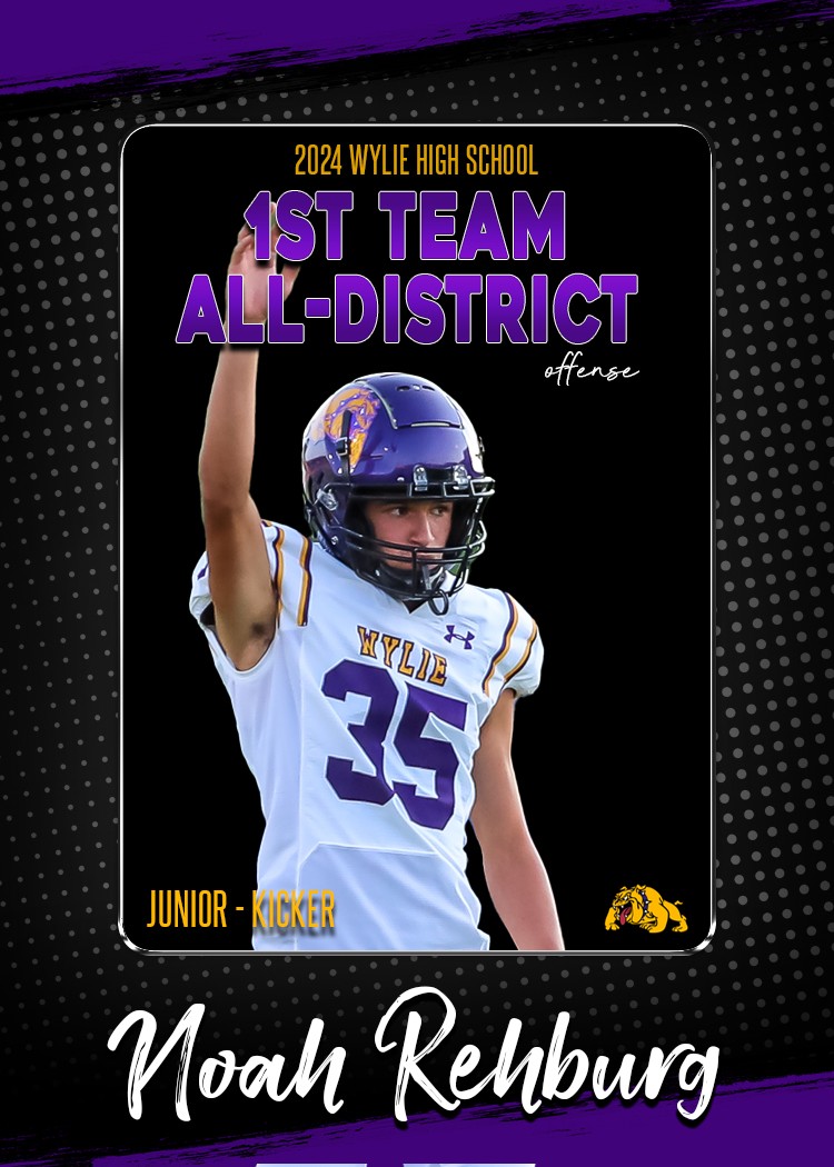 Noah_Rehburg's tweet photo. First year kicking for Abilene Wylie.  1st Team All District Kicker.  #twoSports https://t.co/A3UNmJ8sWm