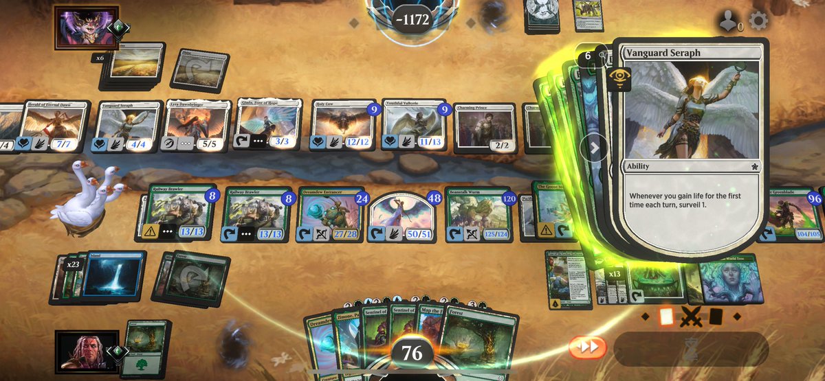 SERPgaming's tweet photo. This was nuts!!! Was on iPhone 😩 wish would been streaming this one. Gonna see if https://t.co/BJlnCTtmfH will let me replay the match later 😂 ☠️ Wild! @wizards_magic @MTG_Arena #MagicTheGathering #mtga #magicarena https://t.co/2Hp5WiiWyy