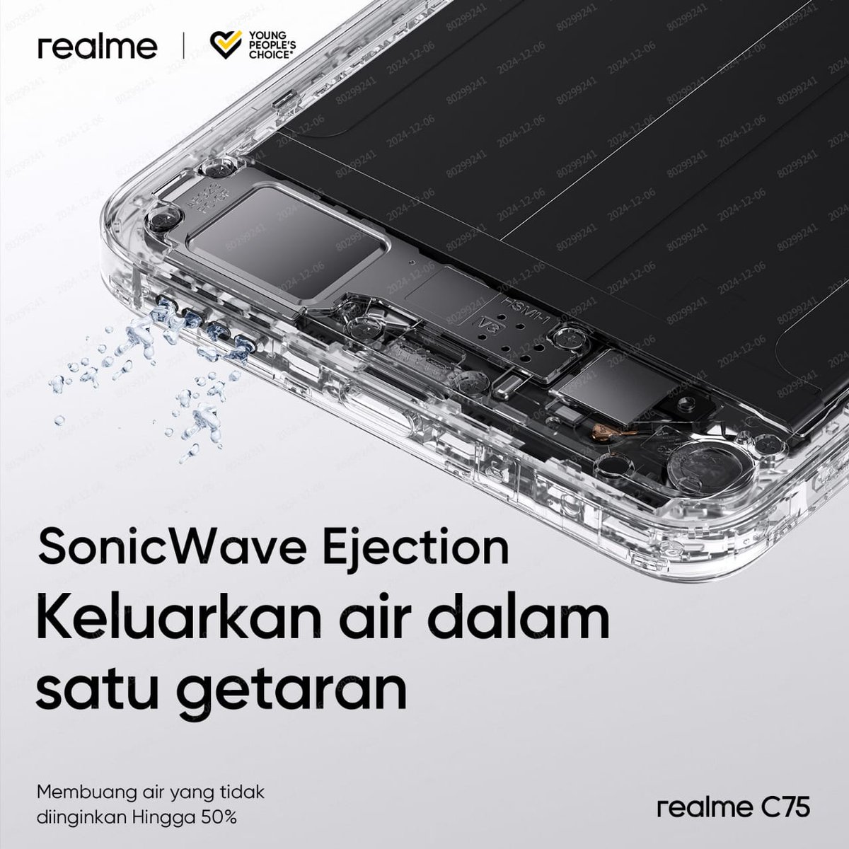 gokil bener dah kalo kemasukan air bisa dikeluarin dalam satu getaran doang? sangat amat worth it ini mah #realmeC75BestWaterproof
#UnderwaterDominator
