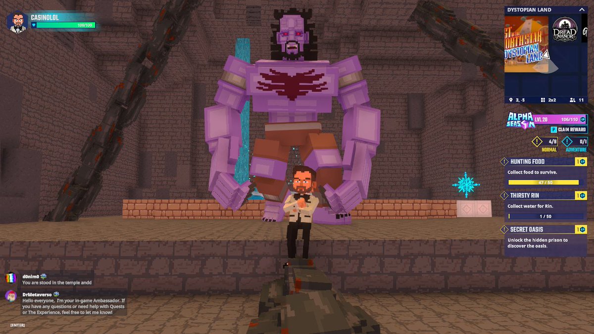 kasino122's tweet photo. Exploring the mystical Temple Hall in Dystopian Land in @TheSandboxGame. Ancient secrets or future tech? You decide! 🏛️🔮 https://t.co/ZBFBWZSxgt #TheSandbox #AlphaSeason4 #AS4SocialChallenge https://t.co/2DadbKxG9q