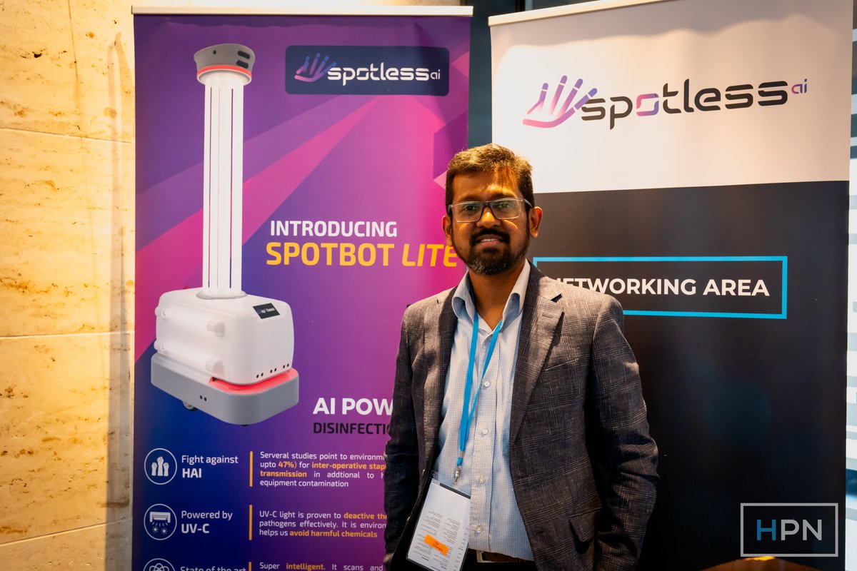 Spotless_ai's tweet photo. We were very proud to be a sponsor for Healthcare Partnership Network (HPN)'s Future hospitals event. Listened to several insightful talks from various NHS stake holders and had good interaction with multiple NHS trust members. #HPN #HPNFutureHospitals #FutureHospitals https://t.co/WChprvU3Bp